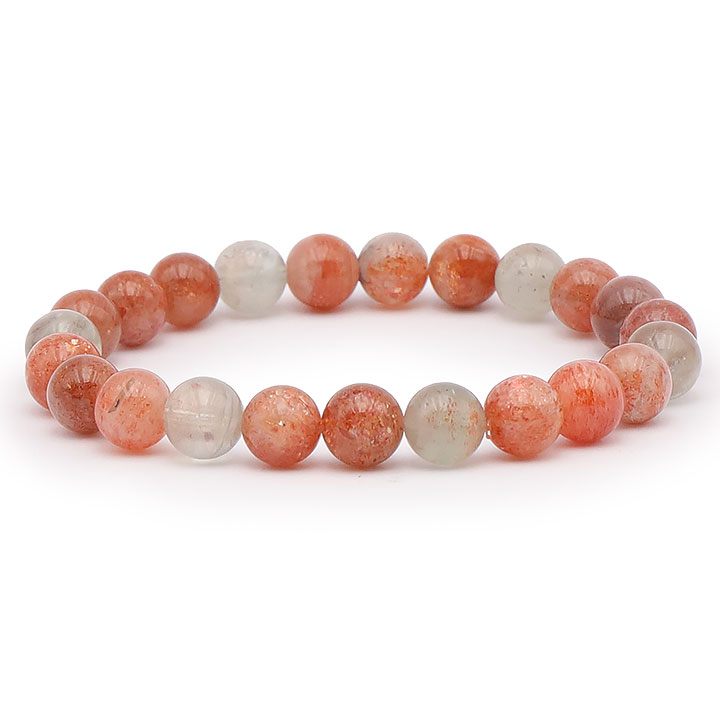 Bracelet En Pierres De Soleil Roulées - Marque Arabesk - Neuf Avec étiquette - Porte-bonheur énergétique